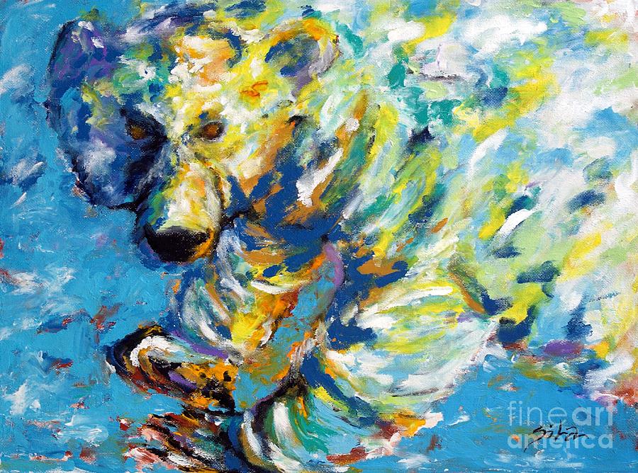 Polar Bear Painting by Lidija Ivanek - SiLa