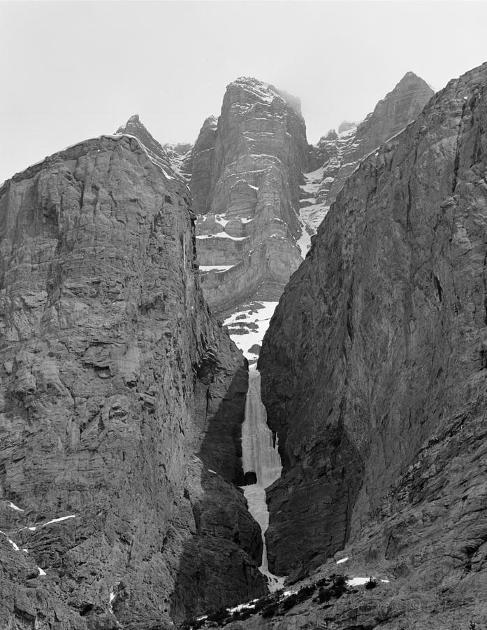 1M3649-BW-Polar Circus Ice Route Photograph by Ed  Cooper Photography