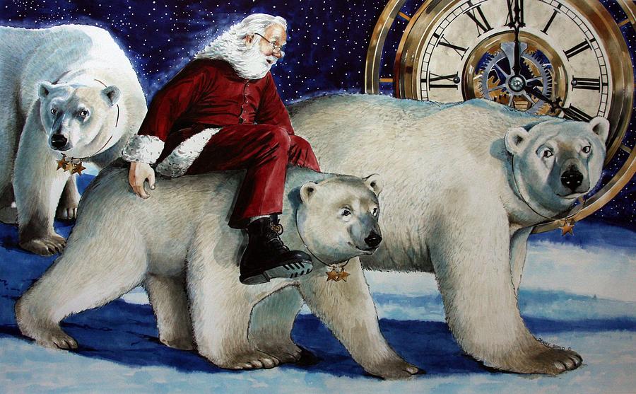 Polar Express Painting by Denny Bond