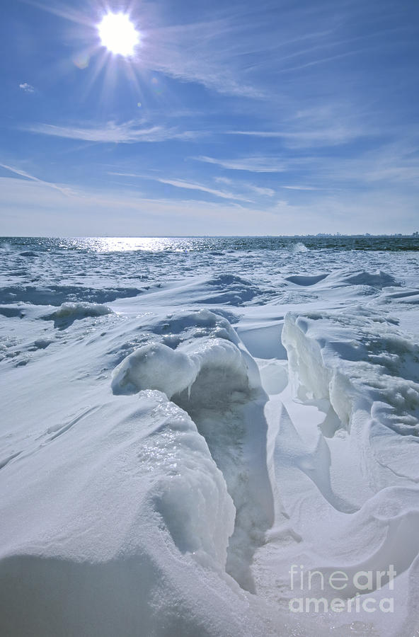 Polar Vortex Winter Photograph by Charline Xia