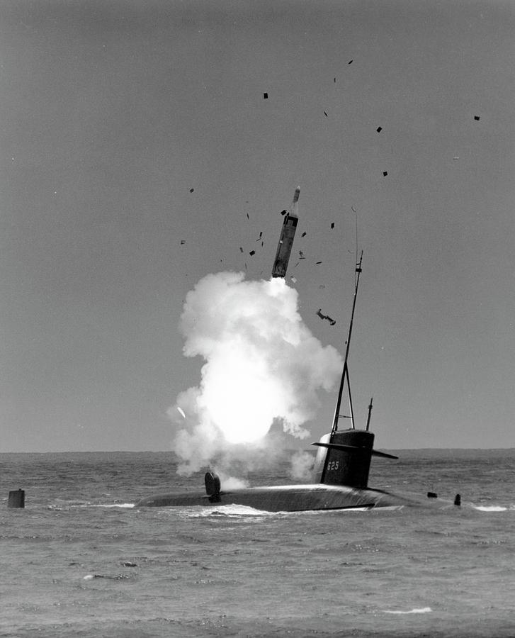 Polaris Missile Launch Photograph by Us Navy/science Photo Library
