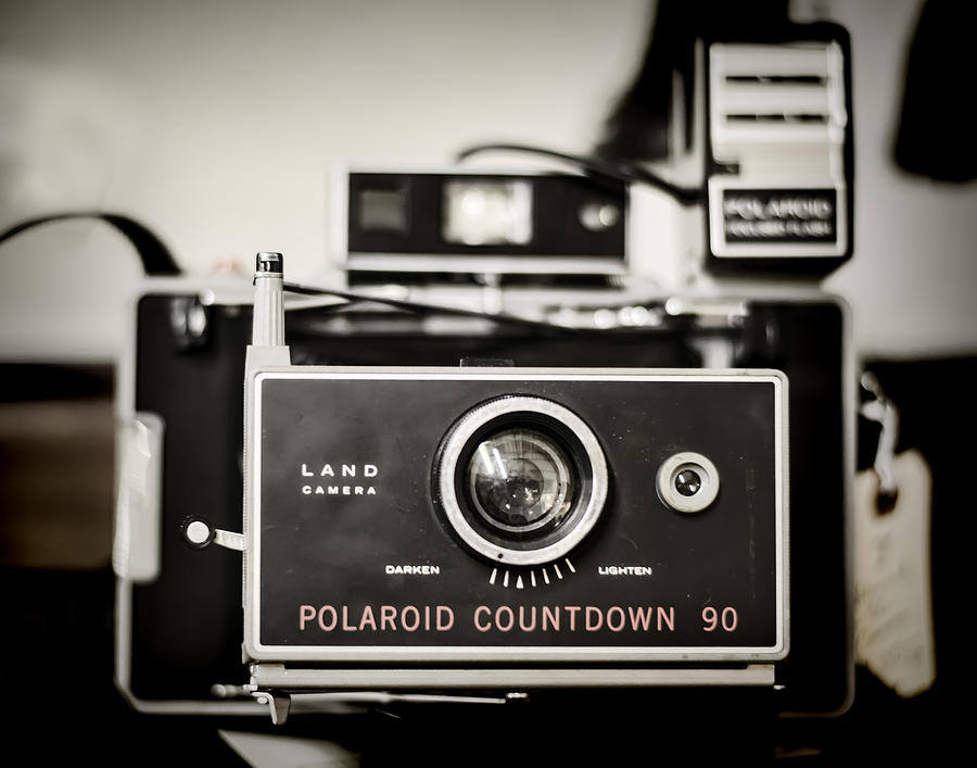 Vintage Photograph - Polaroid Countdown 90 by Heather Applegate