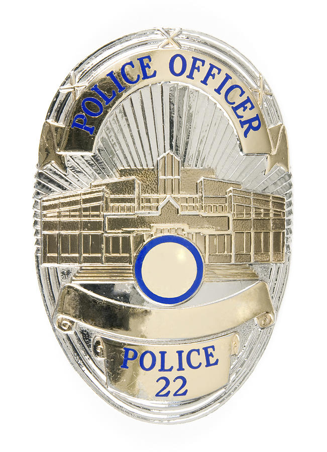 Police Badge Photograph by KarenMower