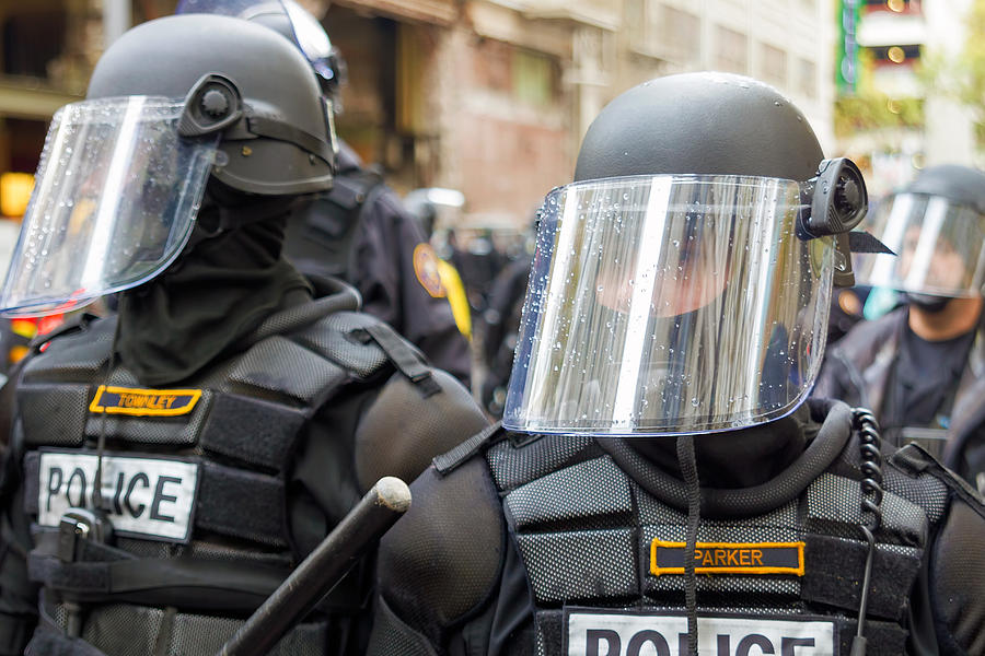American Riot Police Uniform