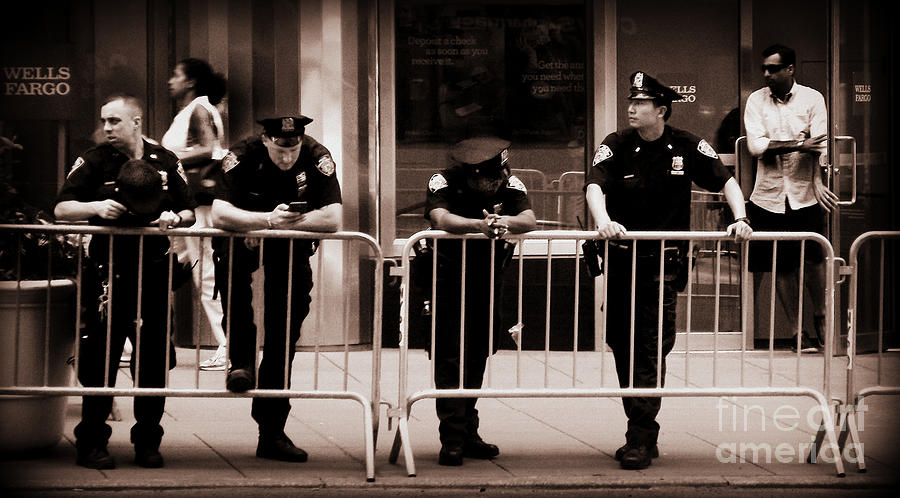 Police Lineup Photograph by Miriam Danar