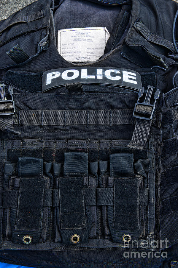 Paul Ward Photograph - Police - The Tactical Vest by Paul Ward