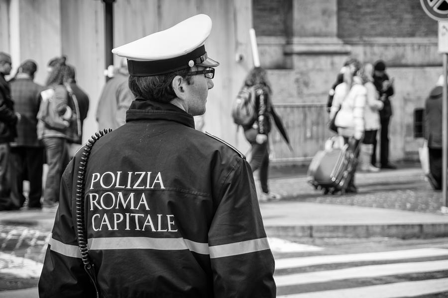Polizia Roma Capitale Photograph by Pablo Lopez