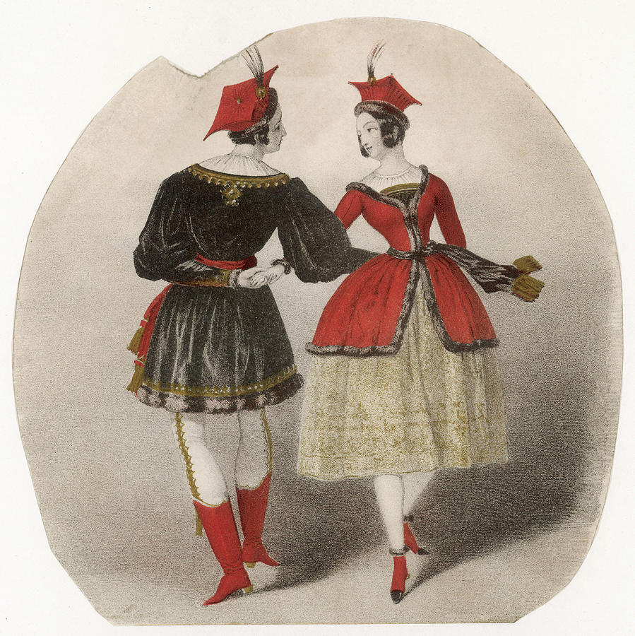 polka' Means 'half-step' In Czech Drawing by Mary Evans Picture Library -  Fine Art America