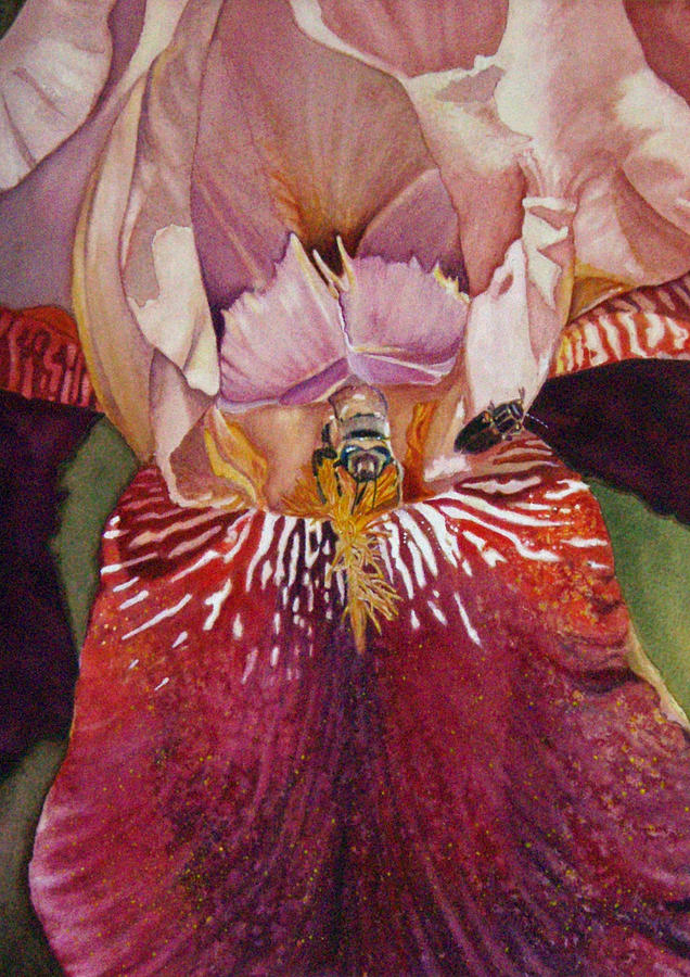 Pollen Party Painting by Sandi Howell