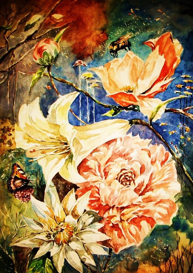 Pollination Painting by Al Brown