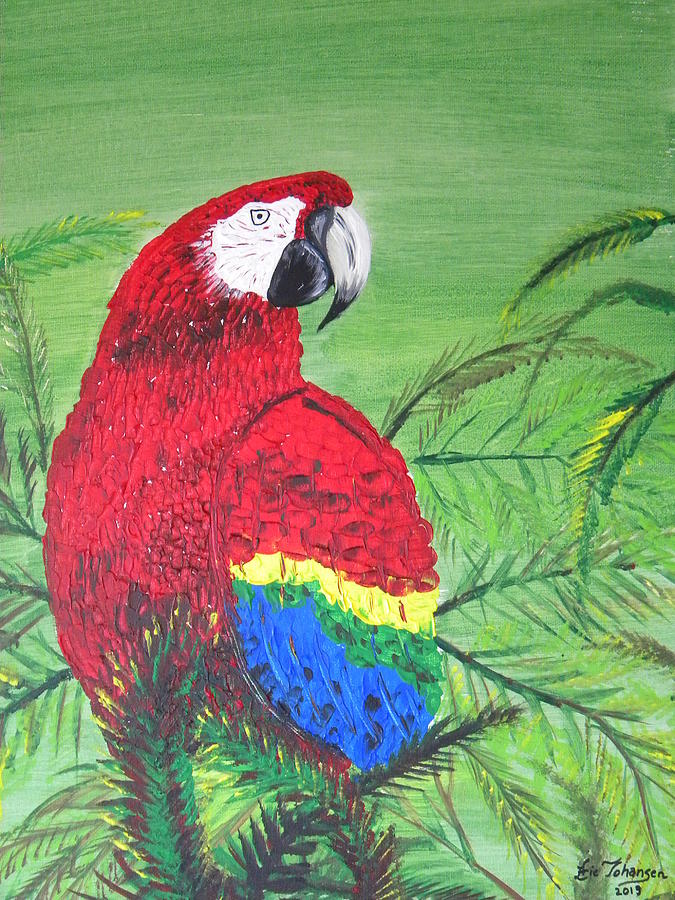 Polly want a cracker Painting by Eric Johansen