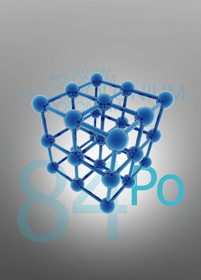 Polonium Atomic Structure Photograph by Victor Habbick Visions