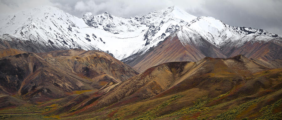 Polychrome Mountains Photograph by Scott Slone