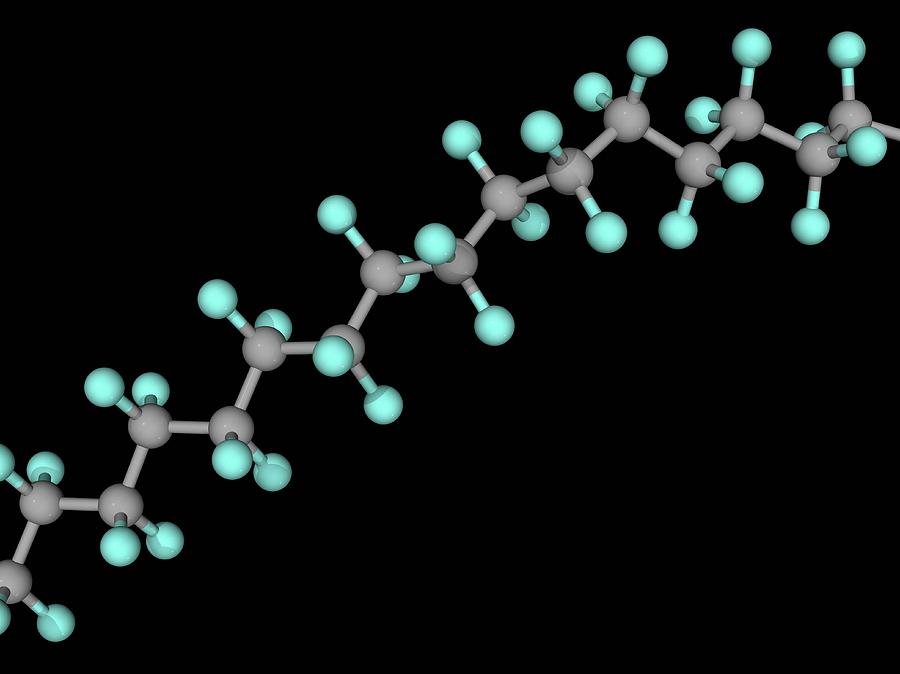 Polytetrafluoroethylene Ptfe Molecule Photograph by Laguna Design ...