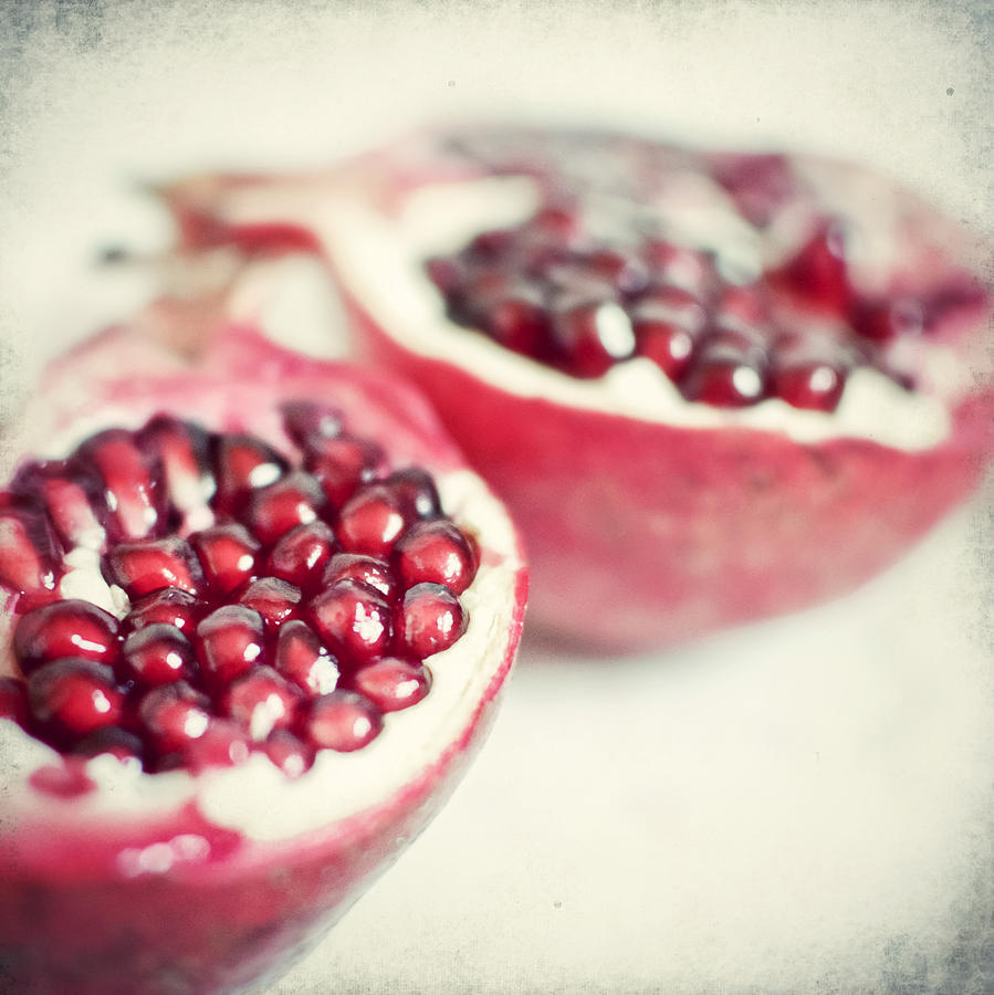 Pomegranate Love Photograph by Lupen Grainne