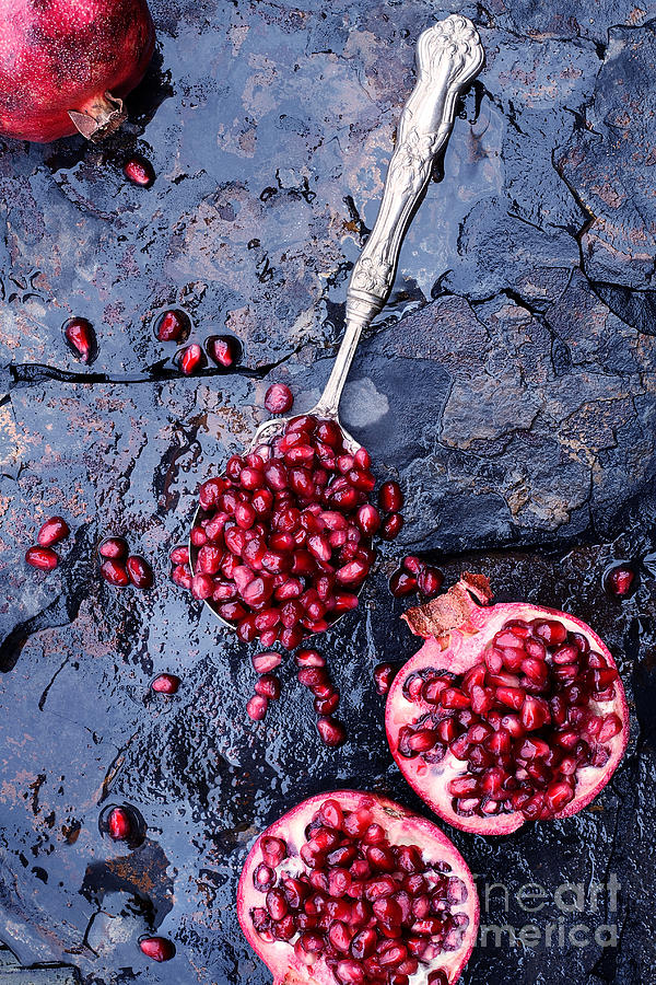 Pomegranates Photograph by Stephanie Frey