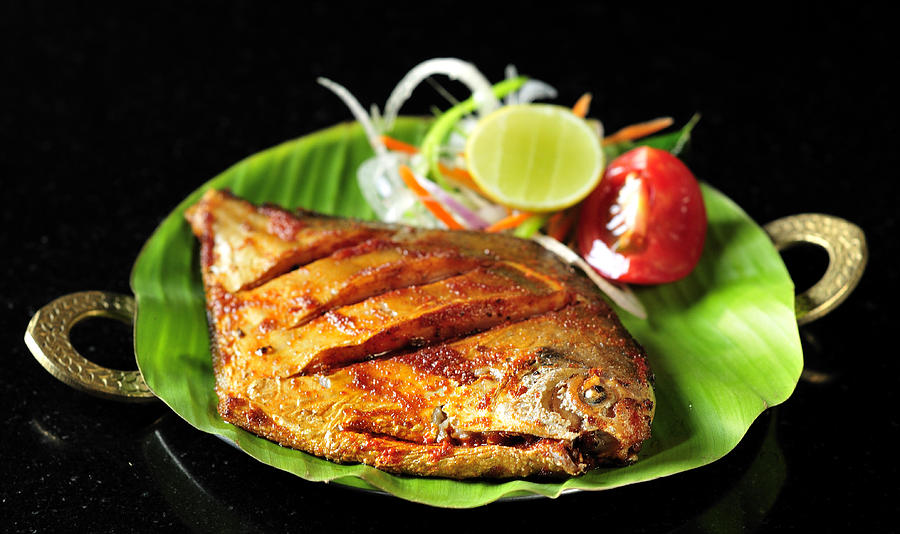 Pomfret fish fry Photograph by Rahul Sadagopan (www.photoscape.co.in)