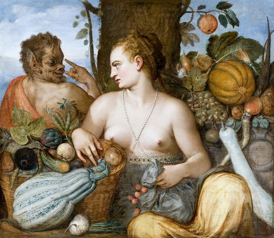 Pomona Painting by Frans Floris