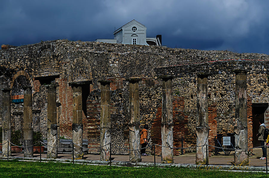 Pompei colonnati Photograph by Enrico Pelos