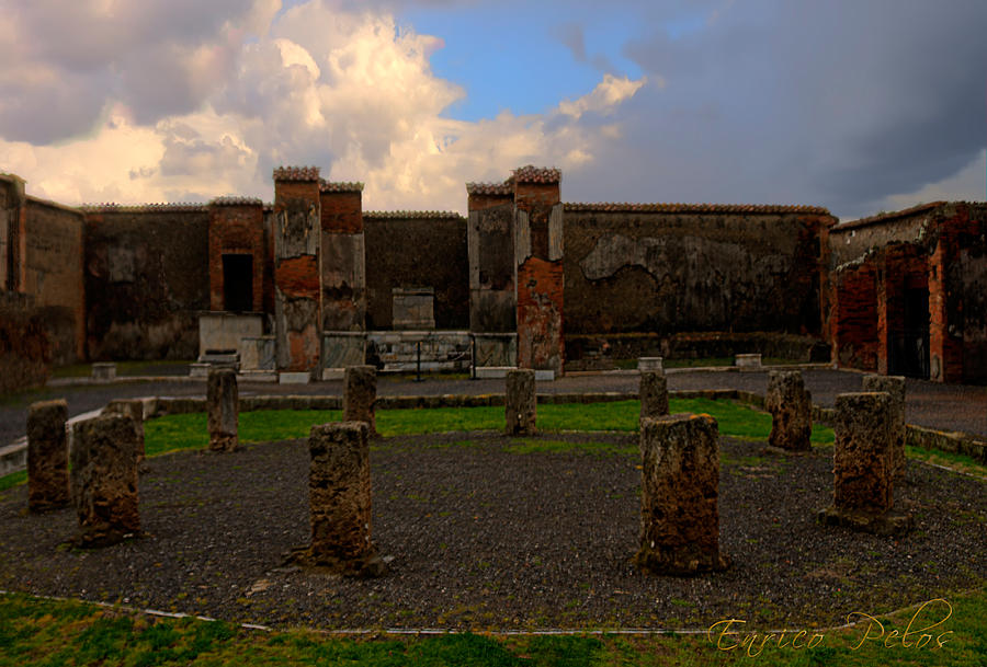 Pompei rovine monoliti Photograph by Enrico Pelos