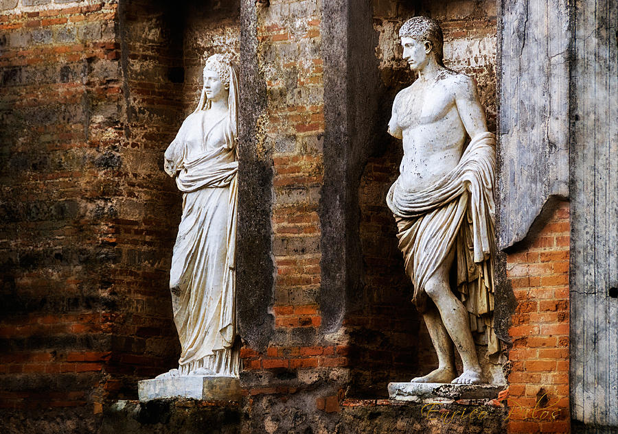 Pompei Statue Photograph by Enrico Pelos