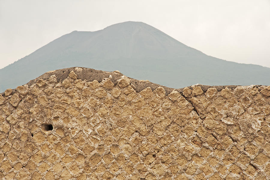 Pompeii and Mount Vesuvius Photograph by Doug Davidson