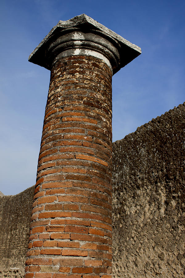 Pompeii Column Photograph by Ivete Basso Photography