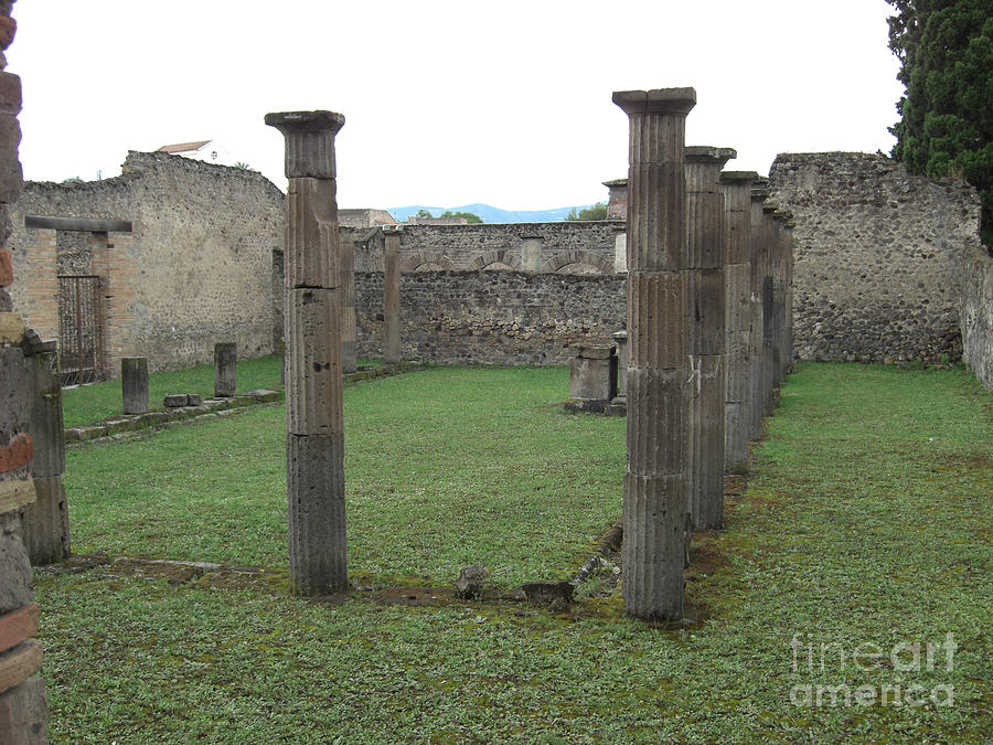 Pompeii Columns Photograph by Deborah Smolinske