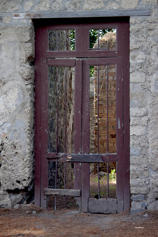 Pompeii Old Door Photograph by Ivete Basso Photography