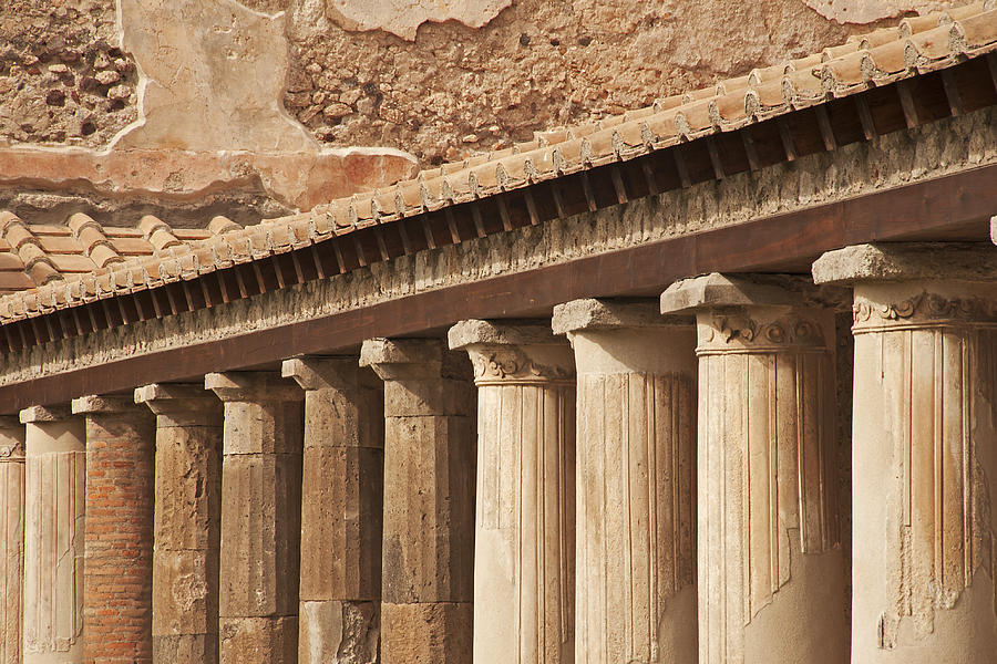 Pompeii Pillars Photograph by Doug Davidson
