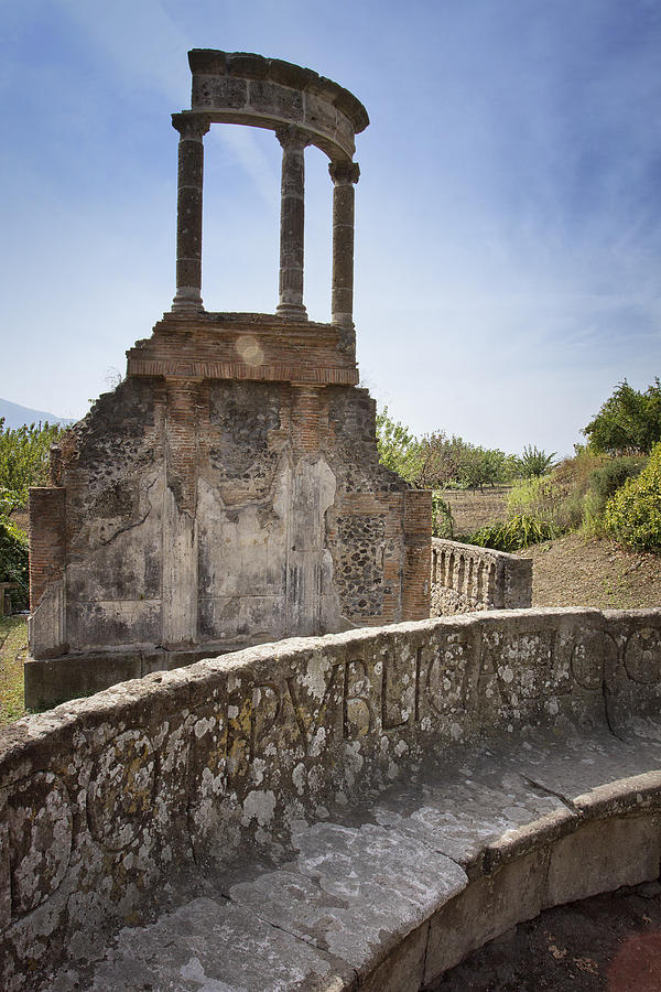 Architecture Photograph - Pompeii Ruins by Kim Andelkovic