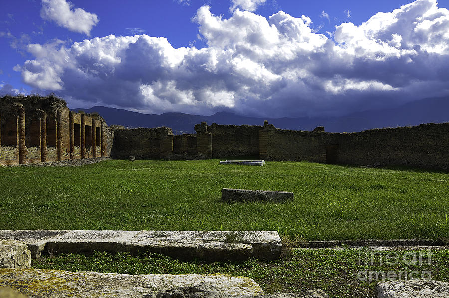 Landscape Photograph - Pompeii Ruins by Travis Ortner