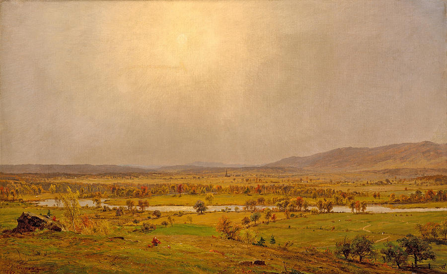 Pompton Plains. New Jersey Painting by Jasper Francis Cropsey