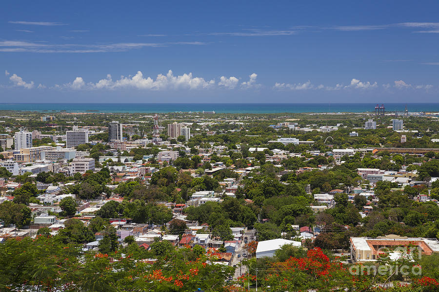 Ponce Cityscape in Puerto Rico Photograph by Bryan Mullennix