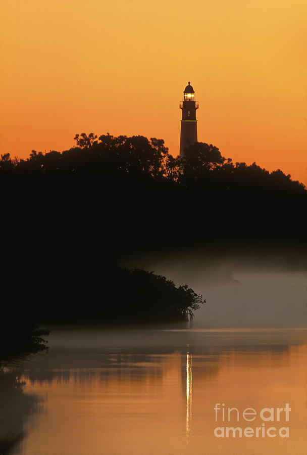 Ponce de Leon Inlet Lighthouse - FS000764 Photograph by Daniel Dempster