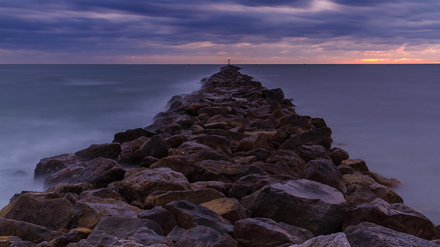 Ponce Inlet Jetty Photograph by Stefan Mazzola