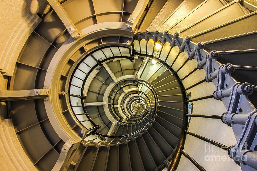 Sunset Photograph - Ponce Inlet Light Stairway by Scott Moore