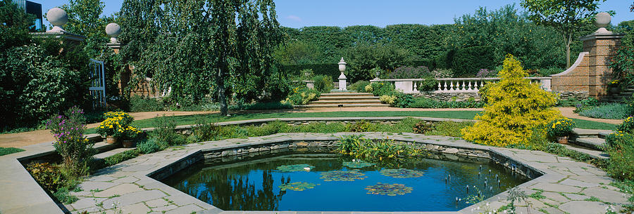 Pond In A Botanical Garden, English Photograph by Panoramic Images