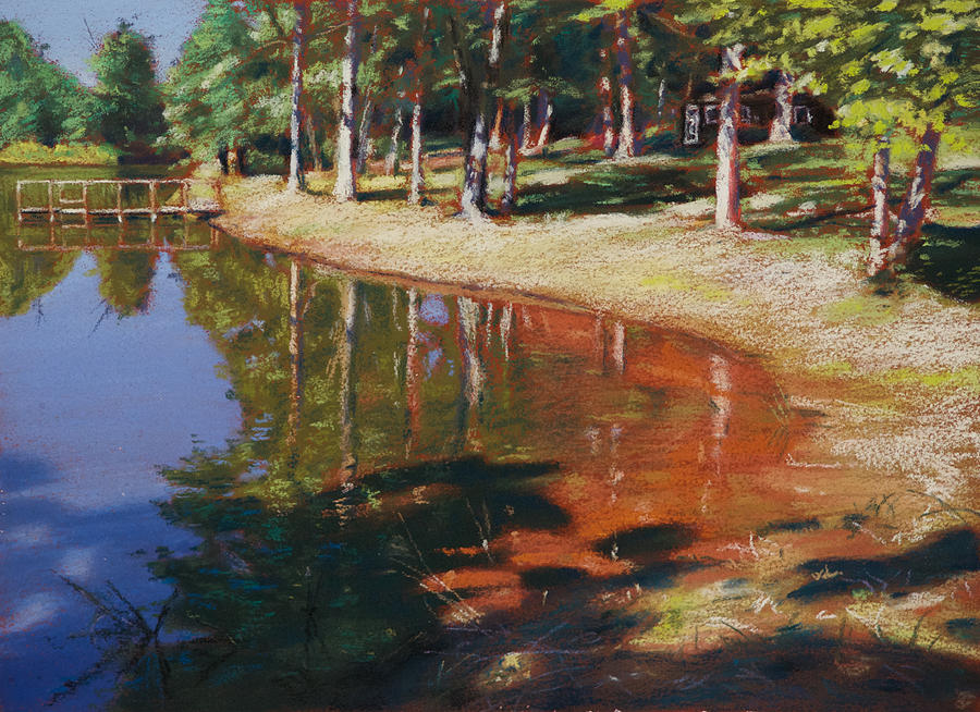 Pondside Summer Pastel by Christopher Reid