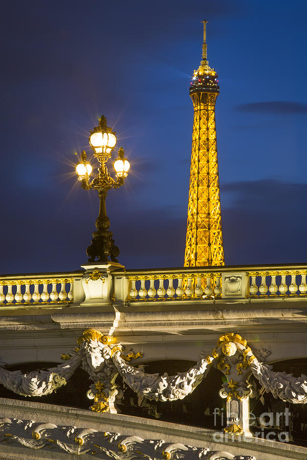 Pont Alexandre and Eiffel Photograph by Brian Jannsen