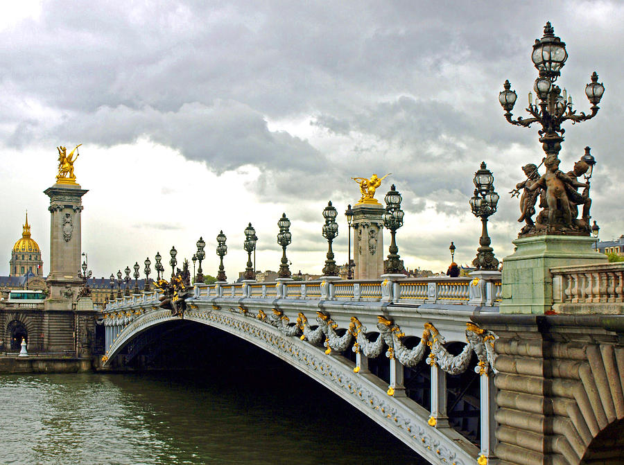 Pont Alexandre Paris Photograph by Gale Field