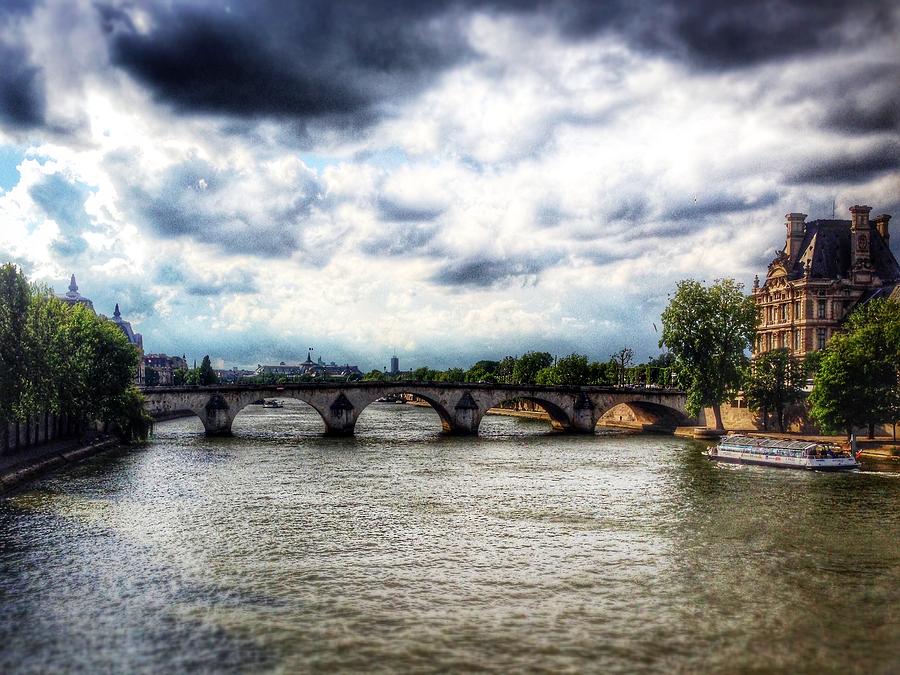Paris Photograph - Pont des arts by Allan Piper