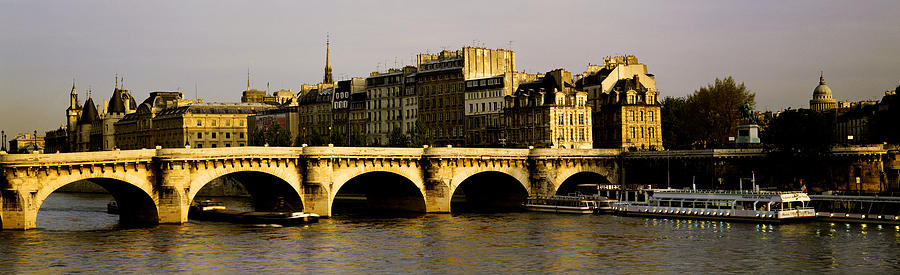 Paris Photograph - Pont Neuf Bridge, Paris, France by Panoramic Images