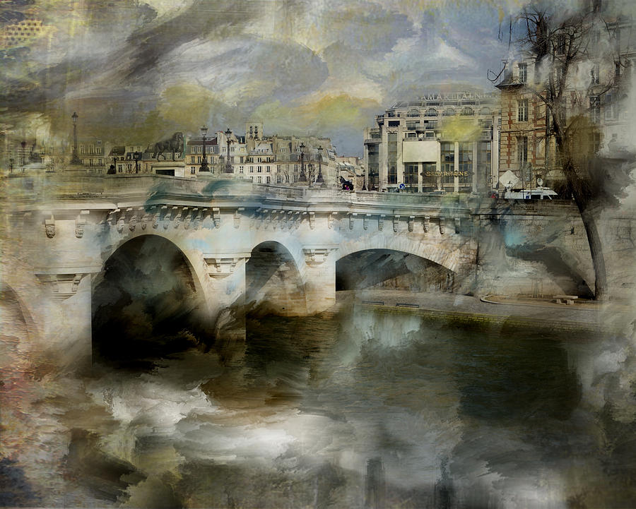 Paris Photograph - Pont Neuf Paris by Evie Carrier