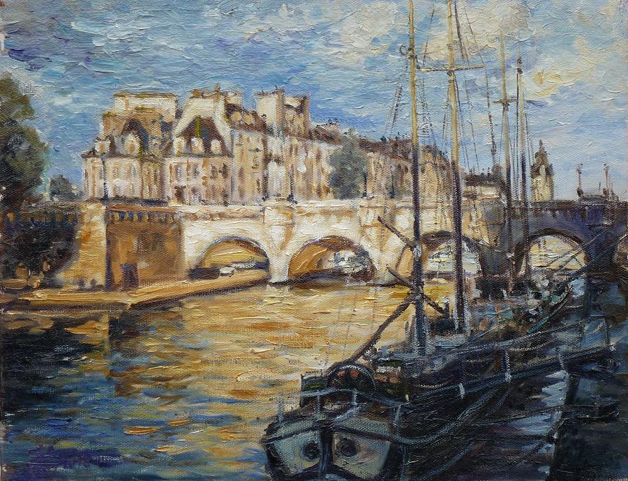 Pont Neuf Paris Painting by Irek Szelag