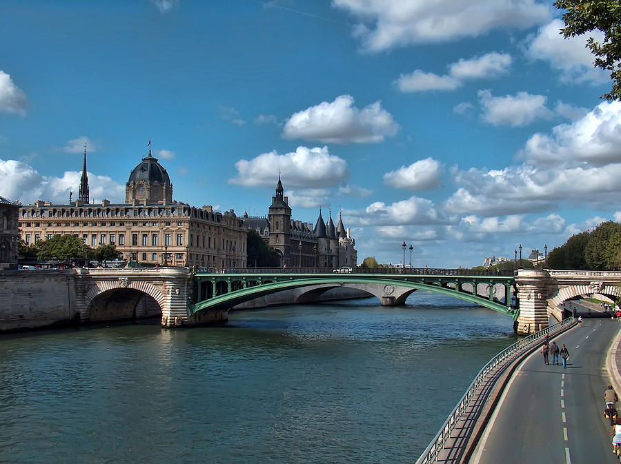 Paris Photograph - Pont Notre Dame by Paris  France
