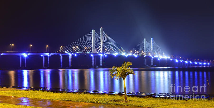 Ponte Estaiada de Aracaju - Construtor Joao Alves Photograph by Carlos Alkmin