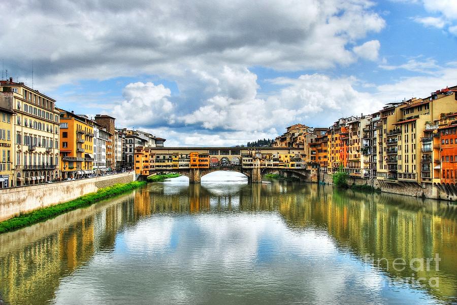 Ponte Vecchio At Florence Italy 2 Photograph by Mel Steinhauer