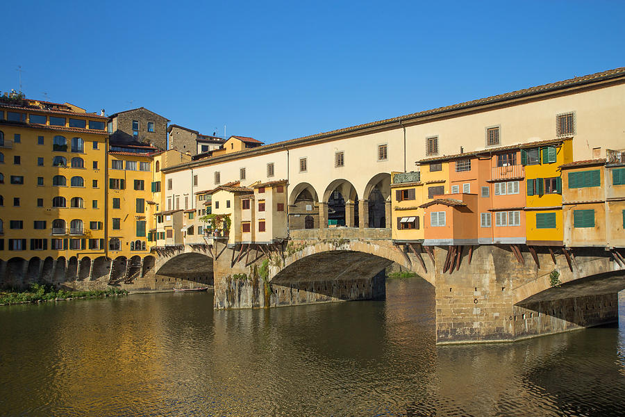 Architecture Photograph - Ponte Vecchio Bridge in Florence by Jaroslav Frank