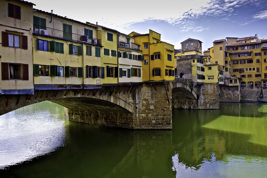 Ponte Vecchio Bridge Photograph by Walt  Baker